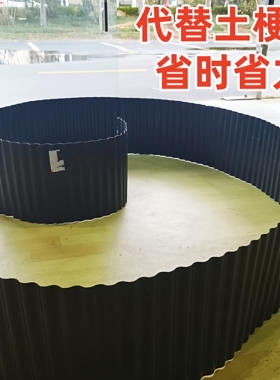 加厚水田挡水板塑料池埂子代替土埂子分水板养殖分区分隔板加高