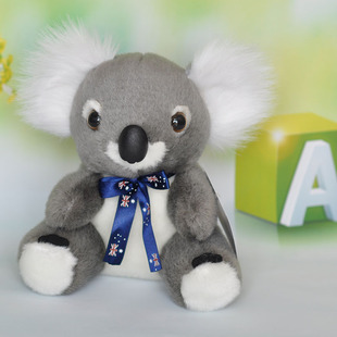 可爱公仔毛绒玩具澳大利亚考拉树熊丝带可定制LOGO公司礼品礼物