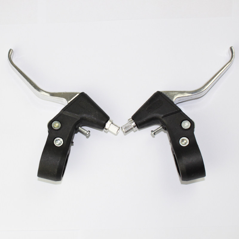 自行车刹车把手柄通用山地车闸把手儿童单车刹把碟刹车把配件整套