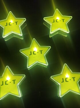 明星应援led发光胸牌定制logo
