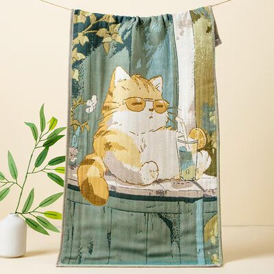汉麻毛巾多层纱布A类面巾洗脸巾