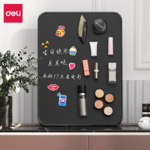 得力磁吸黑板可移除挂墙