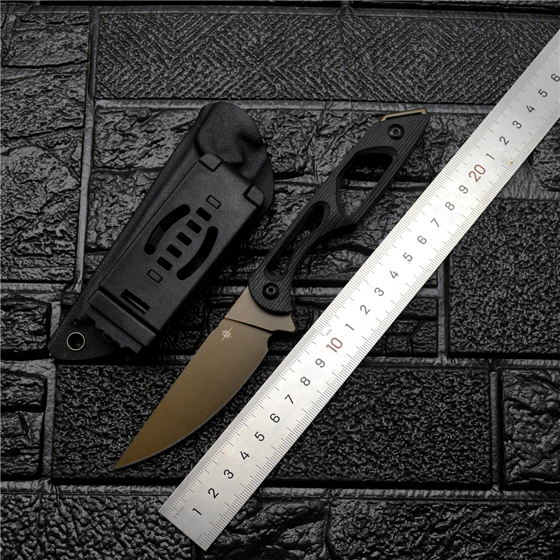 圣地亚哥TOOR户外刀一体钢高硬度锋利便携家用口袋水果刀露营工具