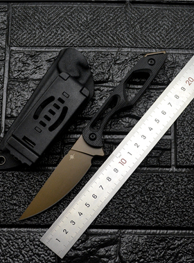 圣地亚哥TOOR户外刀一体钢高硬度锋利便携家用口袋水果刀露营工具