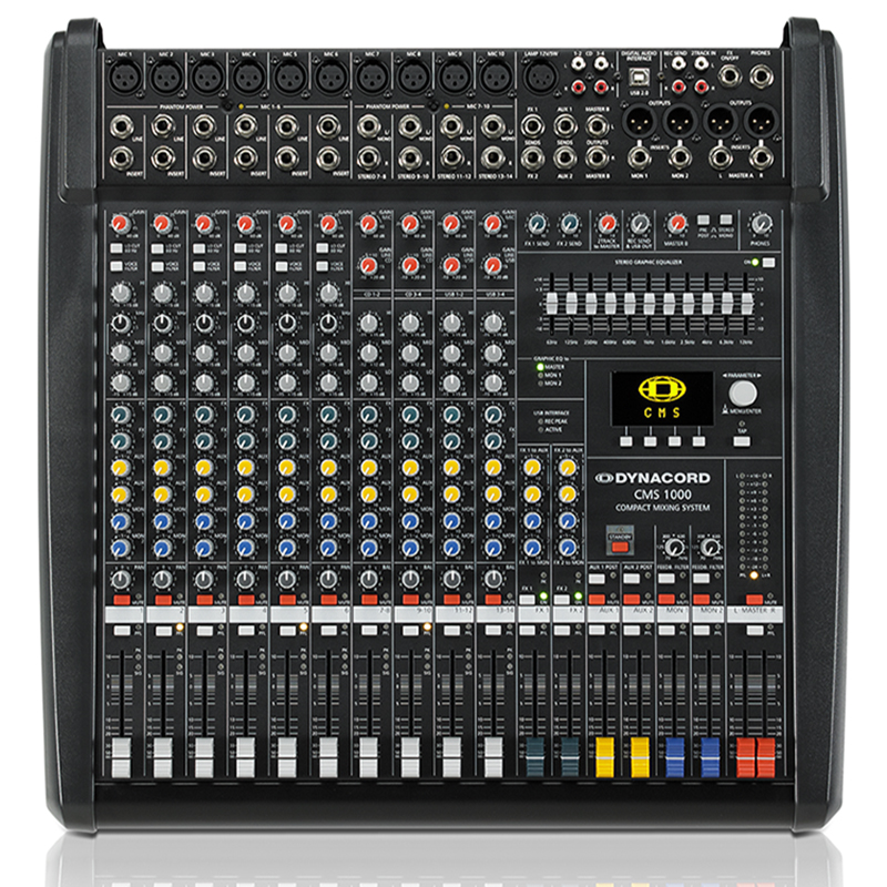 大地CMS600-3调音台专业99种双混响器舞台专用混音器