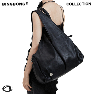 软软大容量设计感托特包简约斜挎大包女 魔法玛法 BINGBONG 原创