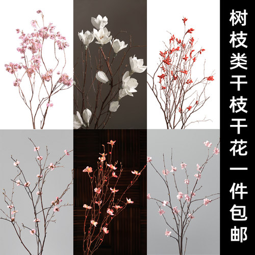 干树枝树装饰插花素材模板 干树枝树装饰插花图片下载 小麦优选