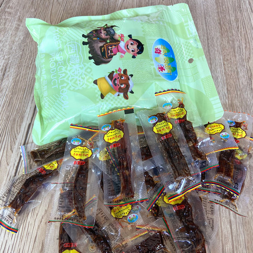 西藏奇圣手撕牦牛肉干椒麻香辣风干卤味散装五香网红零食小吃包邮