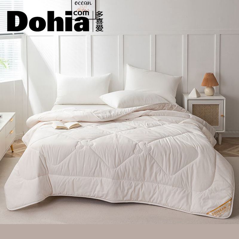 多喜爱大豆纤维夏被空调被正品美眠康春秋被加厚冬被子母被双胎被