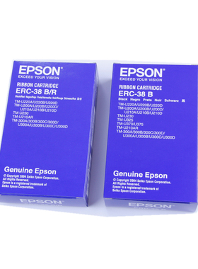 原装色带EPSON爱普生ERC-38B黑色 M188A M188D M188B打印机色带架