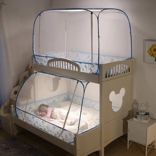 钢丝蒙古包上下床学生蚊帐