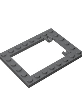 兼容 92107积木6X8中空陷阱板活动门板玩具配件零件拼装拼插moc