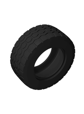 兼容15413益智玩具积木散件49.5x20mm轮胎小颗粒