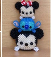 DIY手工串珠材料包日本进口TOHO米珠叠叠米奇米妮史迪奇中文表格