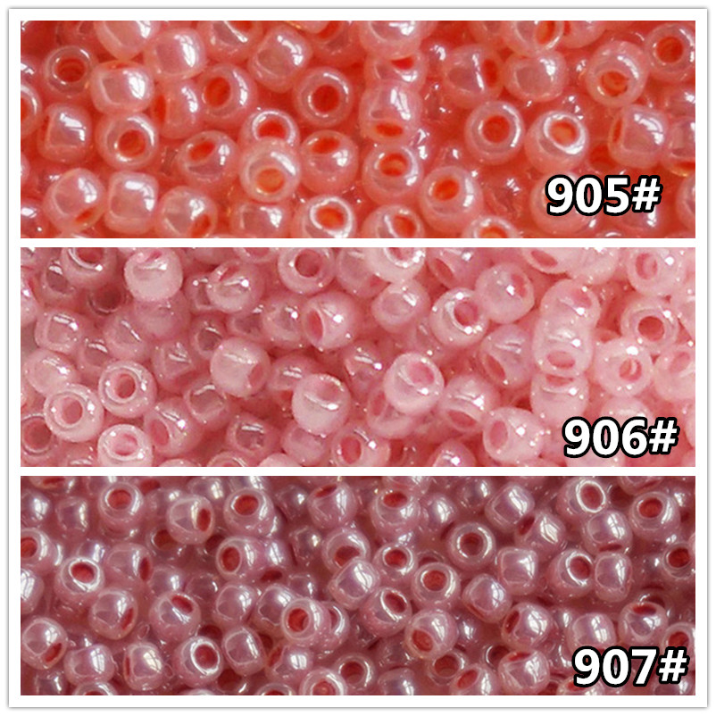 diy手工串珠材料日本进口TOHO东宝米珠 2mm奶油锡兰粉905/906/907