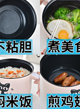 寝室煮饭200w电热火锅神器小功率