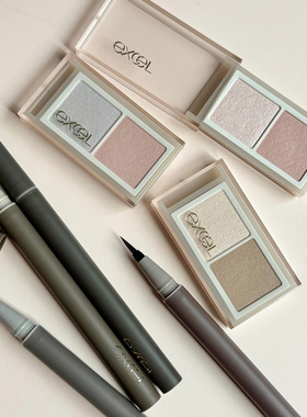 10.22发售日本excel眼影 圣诞限定双色眼影盘EN01单色腮红SB06