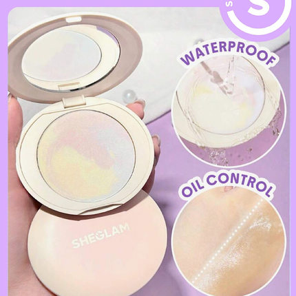 日本采购sheglam粉饼 魔法大理石面纱定妆粉防水防汗定妆散粉1.4g