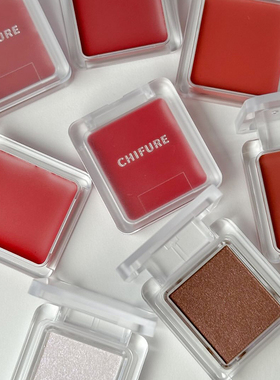 3.1发售日本chifure千妇恋眼影春季新款腮红膏单色眼影盘提升气色