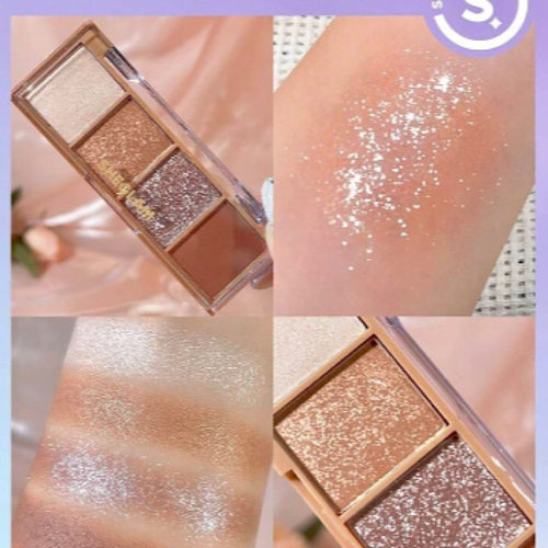 sheglam珠光4色防水小盘便携