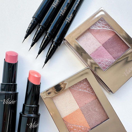 visee口红四色眼影眼线笔