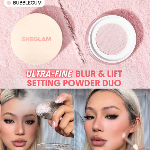 日本采购sheglam粉饼散粉二合一