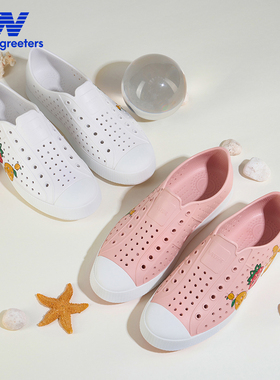 Native greeters 爆款水果男女洞洞鞋新品青春时尚 透气速干凉鞋