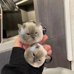 无语猫咪适用OPPO Enco Air4新声版蓝牙耳机保护encoair4新声版萌系