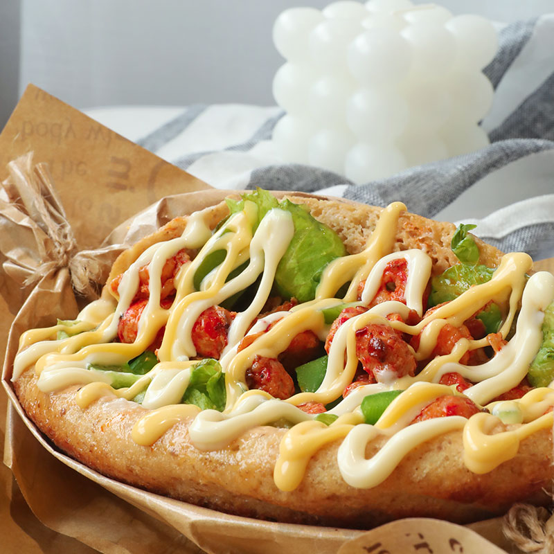 小龙虾生酮面包无麸质主食代餐