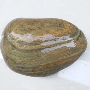 天然鹅卵石绘画石鱼缸铺路乌龟晒台园林庭院造景装饰压菜大石头