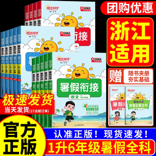浙江适用阳光同学暑假衔接