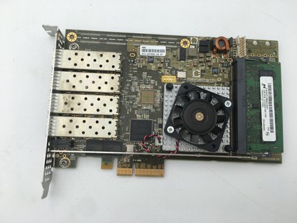 NAPATECH NT4E-4-STD  PCIE 801-0077-03-02 T4-D8 光纤卡 1G内存