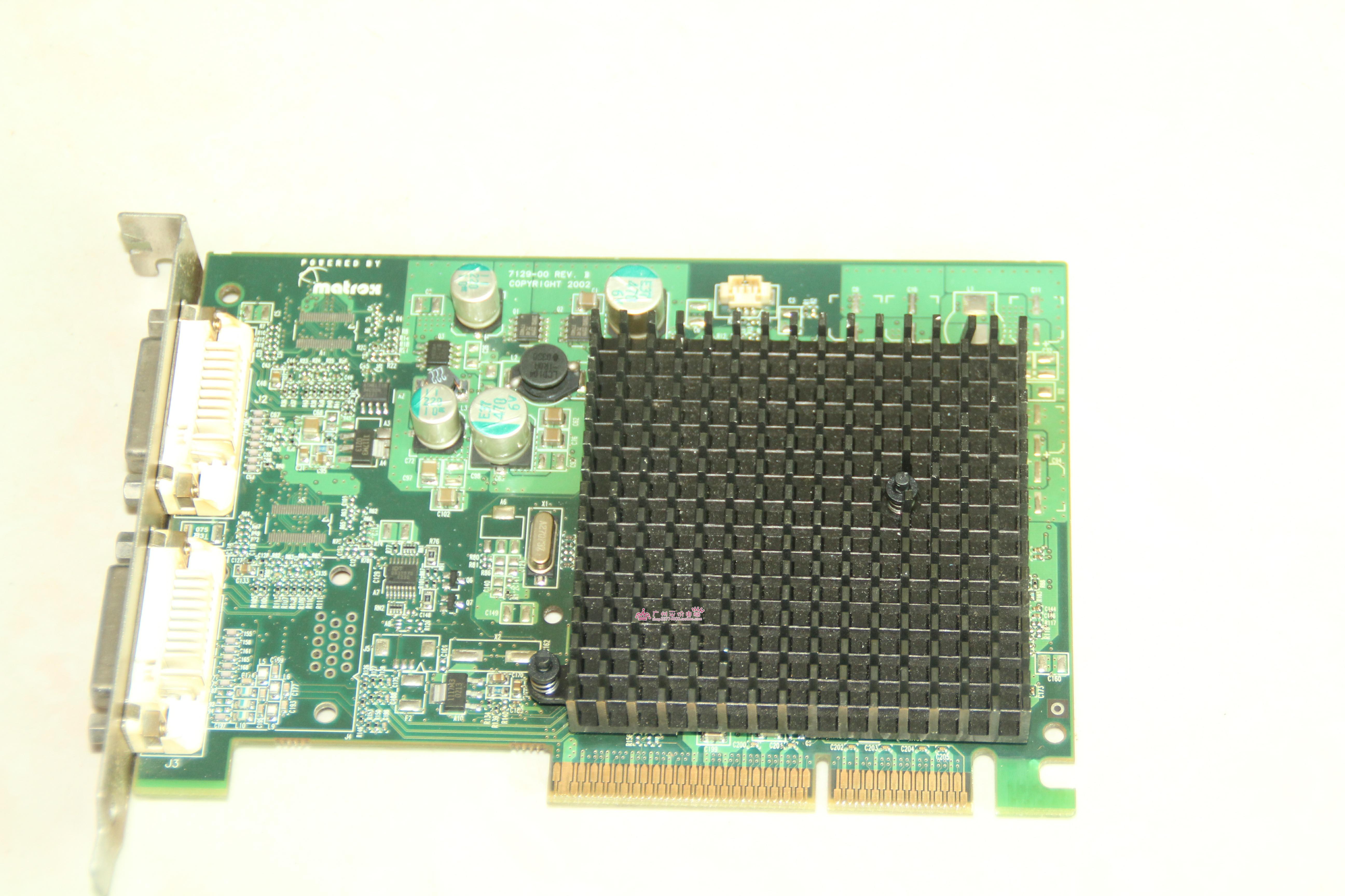 原装拆机Matrox MGI P65-MDDA8X64F AGP 双DVI 专业显卡
