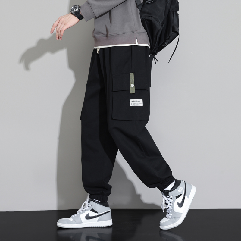 2024春装抖音工装裤品质男装大口袋束脚休闲裤工装裤818-p50，男装休闲裤，星座204-1