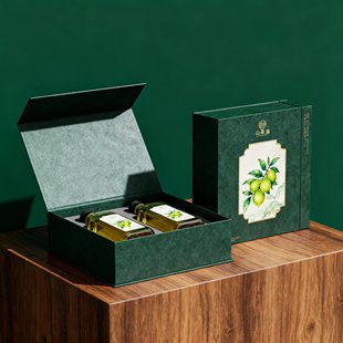 山茶油包装盒野生茶籽油山柚油礼品盒翻盖盒纸箱手提礼盒定制