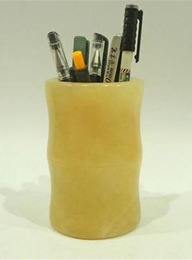 竹节办公室创意商务礼品米黄玉