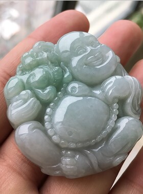 加厚吊坠貔貅项链翡翠玉佛