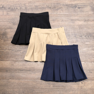 出口丹麦n女童春秋新款迷你超短裙外贸原单儿童休闲短裙子1-14岁