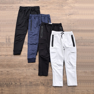 休闲裤 出口英国N男童春秋款 修身 外贸原单小中大童运动裤 速干长裤