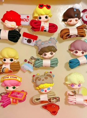 POPMART泡泡玛特 DIMOO约会日系列挂绳包包挂件盲盒时尚鞋花周边