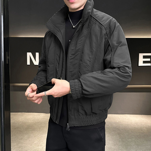 80白鸭绒立领羽绒服男保暖夹克外套YR798-P195图片