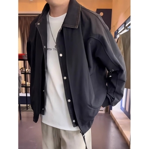 2025秋装牛仔假两件夹克外套男JK5502-P110图片