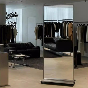 服装店专用试衣镜高清落地可移动全身镜美颜显高显白显瘦贴墙镜子