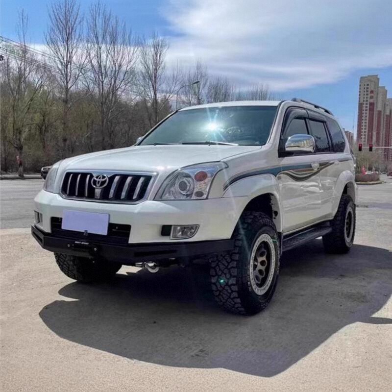 适用于丰田普拉多LC120改装霸道竞技前杠防撞杠半潜前杠保险杠