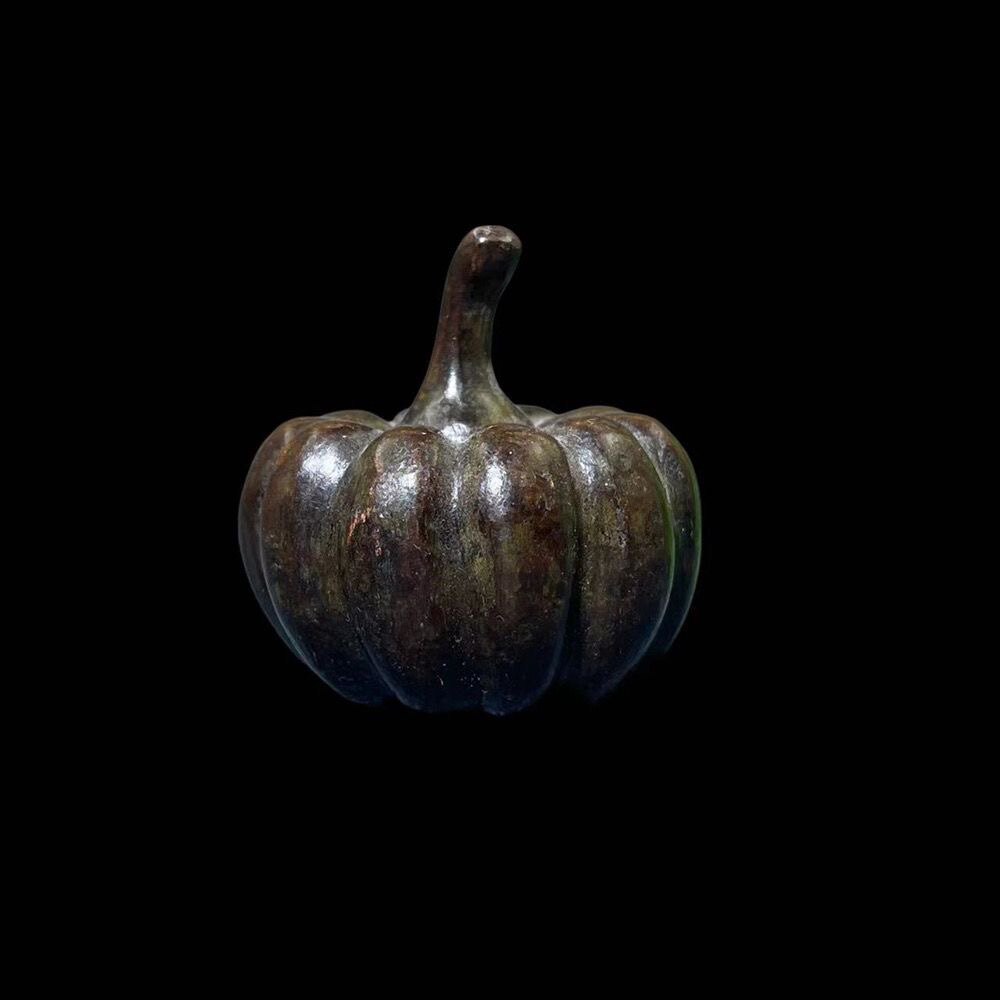 골동품 및 기타 합금 오래된 구리 호박 장식품 차 애완 동물 단단한 구리 복고풍 오래된 개체 수집품 장식 장식품