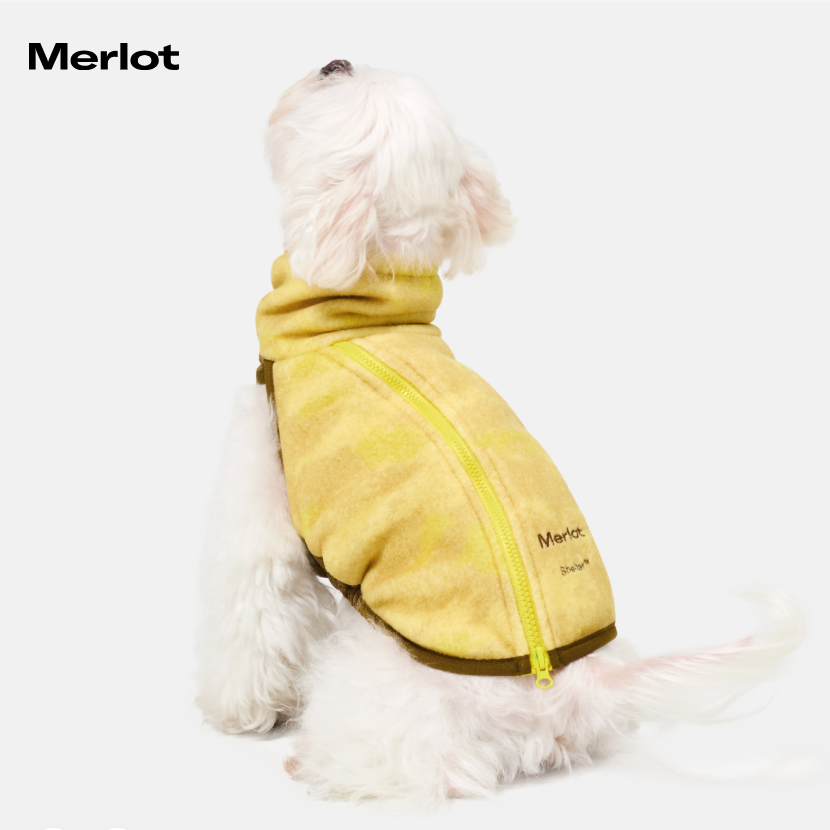 韩国Merlot宠物双层保暖背心高领