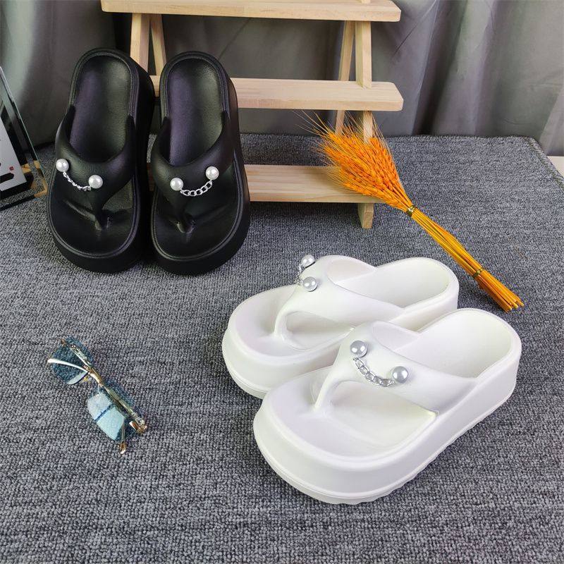 人字拖女夏季防臭卡通夏外穿厚底增高海边沙滩休闲防滑夹脚凉拖鞋,女鞋,人字拖,淘宝优惠券,粉丝福利购,淘宝优惠卷