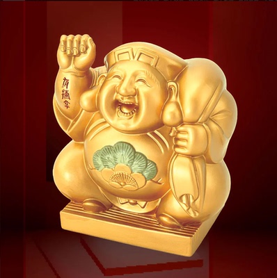 李居明2026马年吉祥物[财神惠比寿]九运吉祥物任何方位摆件