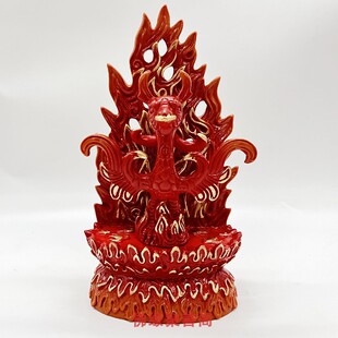 李居明吉祥物[火翅鸟官付是非卸]摆件三碧是非位家居装饰摆设