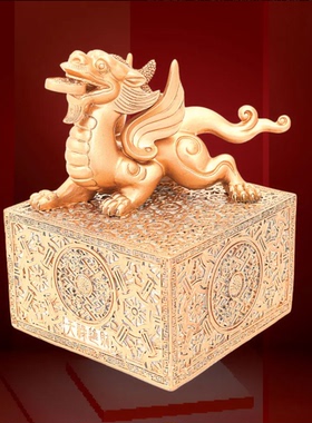 李居明2026马吉祥物/貔貅神兽大印章正北六白财位摆放九宫方位